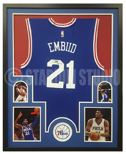embiid signed jersey