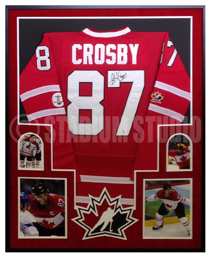 sidney crosby autographed jersey authentic