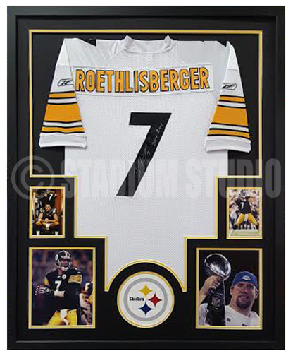 Ben Roethlisberger Autographed Framed Steelers Jersey