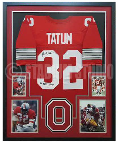 tatum framed jersey