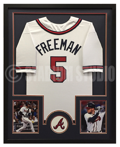 freddie freeman framed jersey